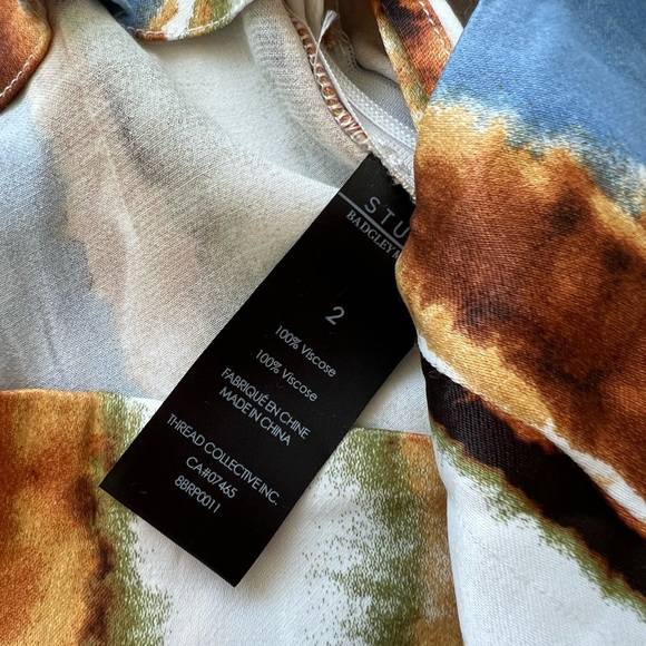 Badgley Mischka wide leg pants NWT size 2 US - Picture 7 of 7